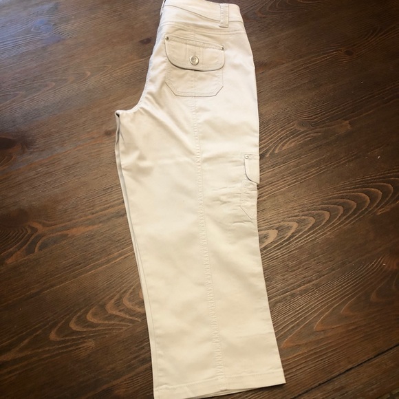 WHBM Silver Cropped Pants - Picture 15 of 16